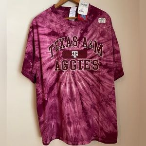 Tie-dye Texas A&M Short Sleeve T-Shirt